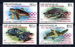 Nicaragua 2099-2102 Postfrisch Schildkröten #HX258 - Nicaragua