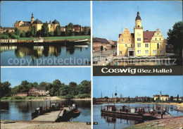 72525312 Coswig Sachsen Schloss Elbfaehre Rathaus Elbepartie Coswig - Coswig