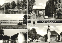 72524581 Apolda Politechnische Oberschule Rathaus Viadukt  Apolda - Apolda