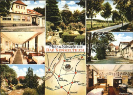 72524227 Bad Senkelteich Moorbad Schwefelbad Park Birkenalle Gaststube Landkarte - Vlotho