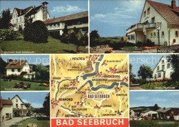 72524225 Bad Seebruch Kurhaus Gaststaette Pensionshaeuser Landkarte Bad Seebruch - Vlotho