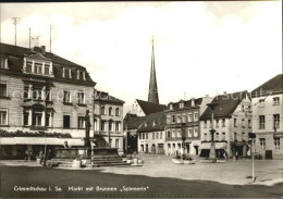 72523941 Crimmitschau Markt Brunnen Spinnerin Crimmitschau - Crimmitschau