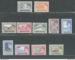 1960 Malaysian States - Johore - Stanley Gibbons N. 155/165 - 11 Valori - MNH** - Other & Unclassified