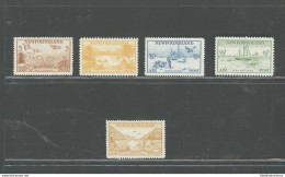 1933 Newfoundland - Stanley Gibbons N. 230/34 - 5 Valori - MNH** - Altri & Non Classificati