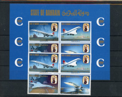 Bahrain 4er Block 248-251 A, Block 1 B Postfrisch Concorde #JL310 - Bahreïn (1965-...)