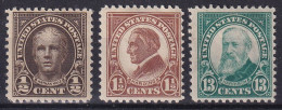 NATHAN HALE HARDING  HARRISON  NEUFS AVEC CHARNIERES * - Unused Stamps