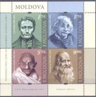 2019. Moldova, L. Braille, People Who Changed The History Of The World, S/s, Mint/** - Moldawien (Moldau)