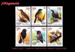 CUBA MINT. 2009-28 FERIA INTERNACIONAL DEL TURISMO TURNAT. FAUNA. AVES - Nuevos