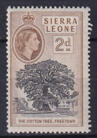 SIERRA LEONE 2d THE COTTON TREE FREETOWN  NEUFS SANS CHARNIERES ** - Sierra Leone (...-1960)