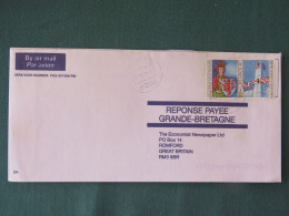 Luxembourg 1998 Cover To England - King Henri VII And Arms - Brieven En Documenten