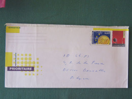 Luxembourg 2005 Stationery Cover To Belgium - Coin - Briefe U. Dokumente