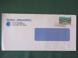 Luxembourg 2000 Cover Luxembourg - Walferdange - Poverty Slogan - Storia Postale