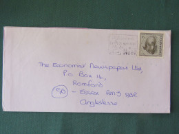 Luxembourg 1998 Cover To England - Spanish Army Hemlet - Christmas Slogan - Lettres & Documents