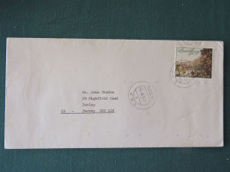 Luxembourg 1990 Cover To England - Fortress - Lettres & Documents