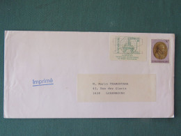 Luxembourg 1988 Cover To Luxembourg - Coin - Juvalux Label - Briefe U. Dokumente