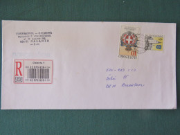 Slovakia 2000 Registered Cover Local - Church - Arms Malta - Brieven En Documenten