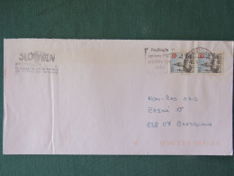 Slovakia 2000 Cover Local - Church - Grapes - Lettres & Documents