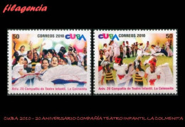 CUBA MINT. 2010-09 20 ANIVERSARIO DE LA COMPAÑÍA DE TEATRO INFANTIL LA COLMENITA - Nuevos