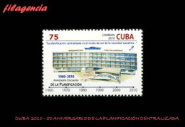 CUBA MINT. 2010-10 50 ANIVERSARIO DEL SISTEMA DE PLANIFICACION DE LA ECONOMÍA - Nuevos