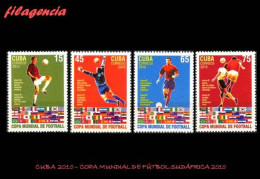 CUBA MINT. 2010-15 COPA MUNDIAL DE FÚTBOL SUDÁFRICA 2010 - Nuevos