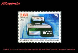 CUBA MINT. 2010-20 40 ANIVERSARIO DE LA PRIMERA COMPUTADORA CUBANA - Nuevos