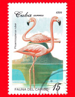 CUBA - Nuovo - 1994 - Fauna Dei Caraibi - Uccelli - Fenicotteri (Phoenicopterus Ruber) - 15 - Ongebruikt