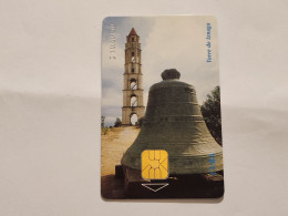 CUBA-(CU-ETE-0014)-Torre De Iznaga-(13)-($10)-(0001115212)-used Card+1card Prepiad Free - Kuba