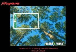 CUBA MINT. 2010-29 FLORA & FAUNA CUBANAS. HOJA BLOQUE - Nuevos