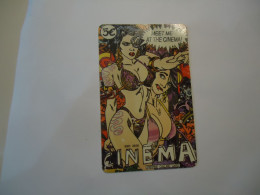 GREECE USED  PREPAID  CARDS CINEMA - Kino