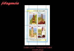 CUBA MINT. 2010-34 FAROS DE CUBA. HOJA BLOQUE - Nuevos