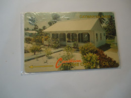 CAYMAN  USED  CARDS LANDSCAPES BUILDING - Islas Caimán