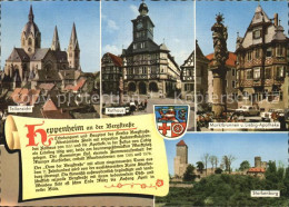 72519809 Heppenheim Bergstrasse Rathaus Marktbrunnen Liebig Apotheke Starkenburg - Heppenheim