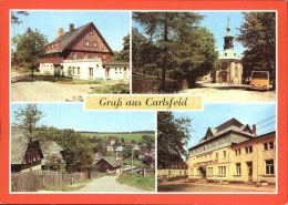 72519192 Carlsfeld Erzgebirge FDGB Erholungsheim Otto Hempel Kirche Gasthaus Gru - Eibenstock
