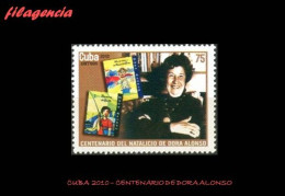 CUBA MINT. 2010-48 CENTENARIO DE LA ESCRITORA CUBANA DORA ALONSO - Nuevos