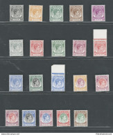 1950 Malaysian States, PENANG - Stanley Gibbons N. 3/22, Serie Di 20 Valori - MNH** - Other & Unclassified