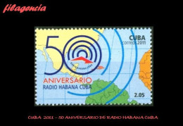 CUBA MINT. 2011-08 50 ANIVERSARIO DE RADIO HABANA CUBA - Nuevos