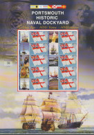 Great Britain 2009 Portsmouth Historic Naval Dockyard Business Smilers Sheet MNH/**. Postal Weight 0,099 Kg - Persoonlijke Postzegels