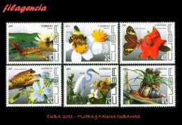 CUBA MINT. 2011-10 FLORA & FAUNA CUBANAS - Nuevos