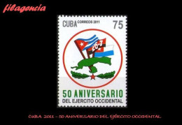 CUBA MINT. 2011-11 50 ANIVERSARIO DEL EJÉRCITO OCCIDENTAL - Nuevos