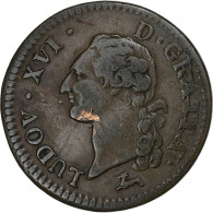 France, Louis XVI, Sol, 1786, Orléans, Cuivre, TTB, Gadoury:350 - 1774-1791 Louis XVI