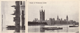 0-GBR01 01 84 - LONDON / LONDRES - HOUSES OF PARLIAMENT (carte Double) - Houses Of Parliament