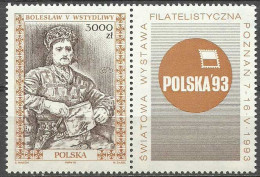 1993 Polska Mi 3437 MNH (k12) - Unused Stamps