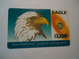 GREECE PREPAID  USED CARDS  BIRD BIRDS EAGLES - Eagles & Birds Of Prey