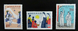 Korea Mi 601-603 ** - Korea (Nord-)