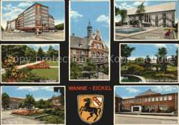 72508479 Wanne-Eickel Haupt Berliner Strasse Rathaus Sporthalle Anlagen Stadtgar - Herne