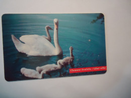 SLOVAKIA  USED   PHONECARDS  BIRD BIRDS SWAN - Other & Unclassified