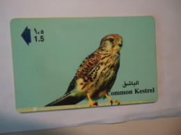 OMAN  USED   PHONECARDS  BIRD BIRDS EAGLES - Arenden & Roofvogels