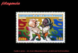 CUBA MINT. 2011-22 50 ANIVERSARIO DE LA REVISTA INFANTIL PIONERO - Nuevos