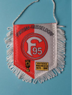 FORTUNA-DÜSSELDORF - F95 >> WIMPEL (Drapeau) FANION De FOOTBALL / VOETBAL (Pennant) > ( See Scan ) +/- 10 X 8 Cm.! - Uniformes Recordatorios & Misc