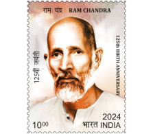 India 2024 125th BIRTH ANNIVERSARY Of RAM CHANDRA 1v Stamp MNH As Per Scan - Ungebraucht